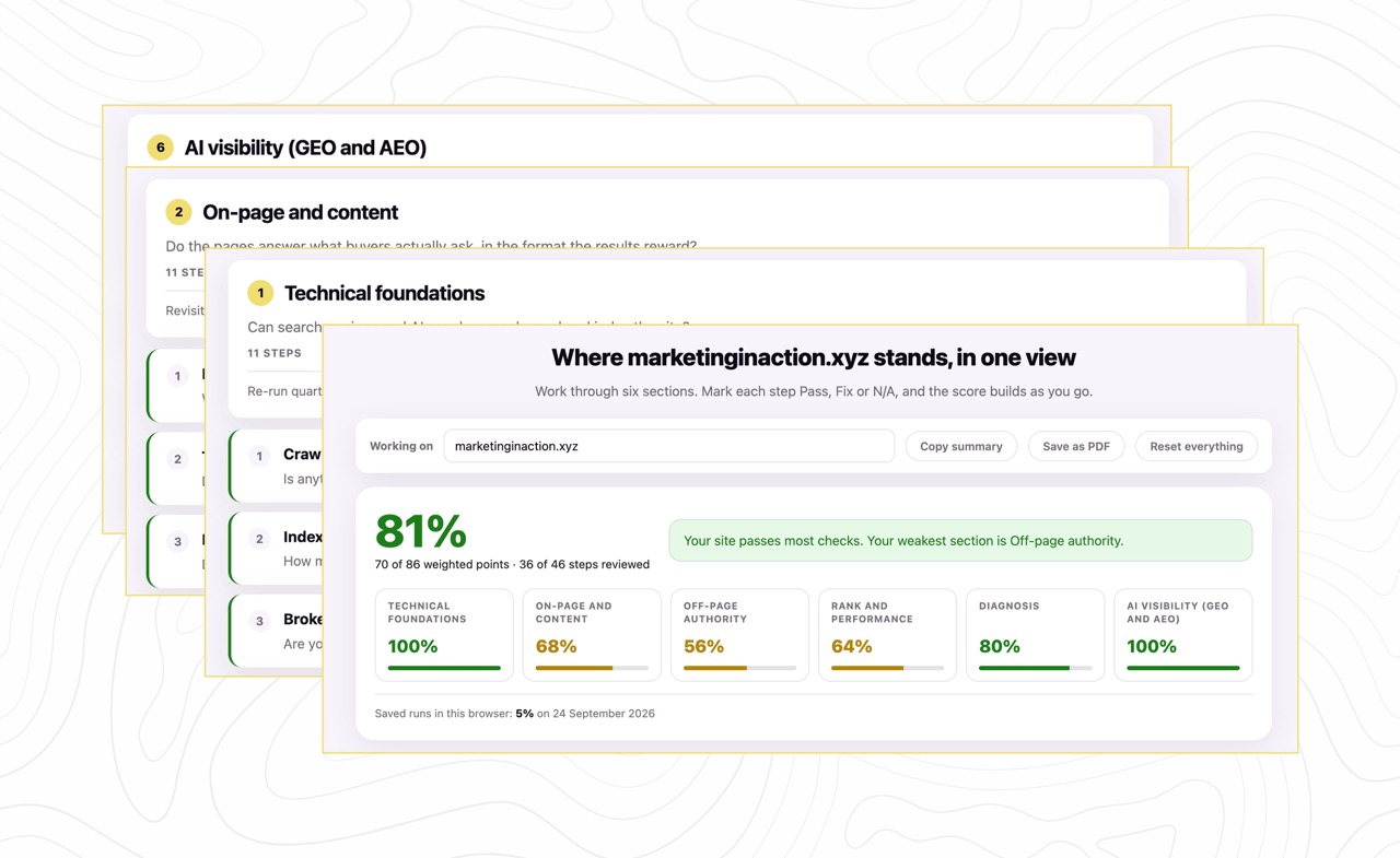 SEO and AI visibility service
